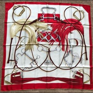 Authentic Hermès scarf Projects Carres by Henri d’Origny